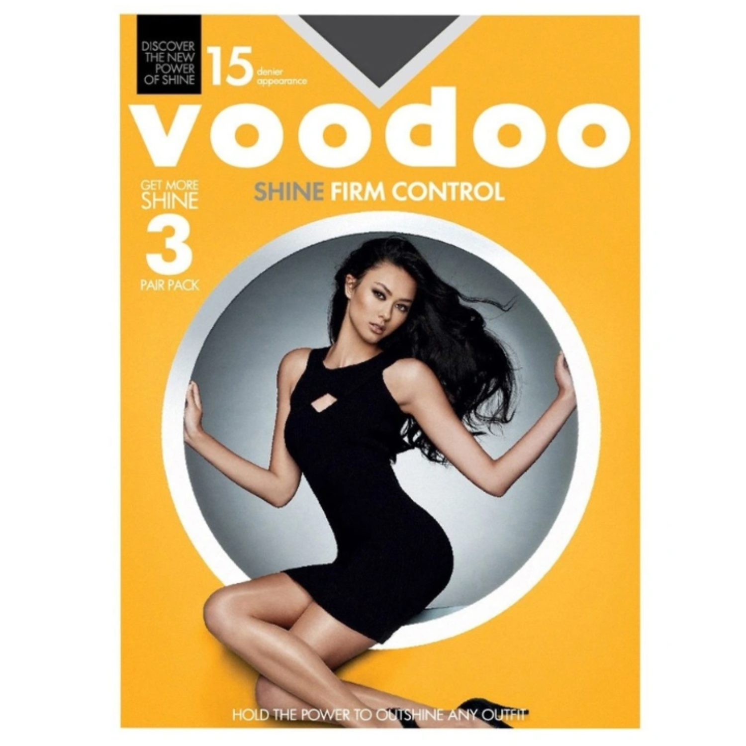 Voodoo Shine Firm Control - 3pk - Black Magic