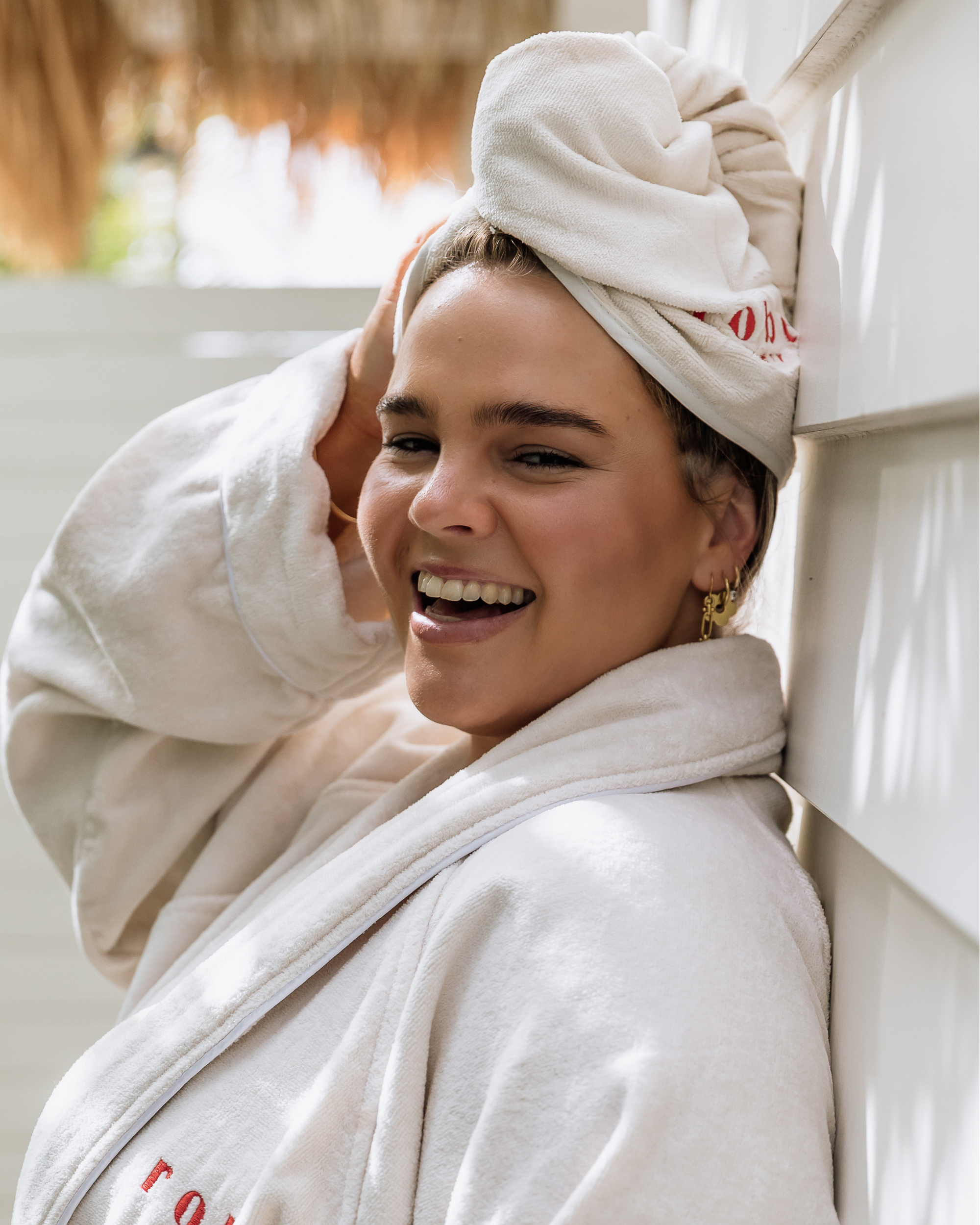 Robe Society Hair Towel - Watermelon Crush