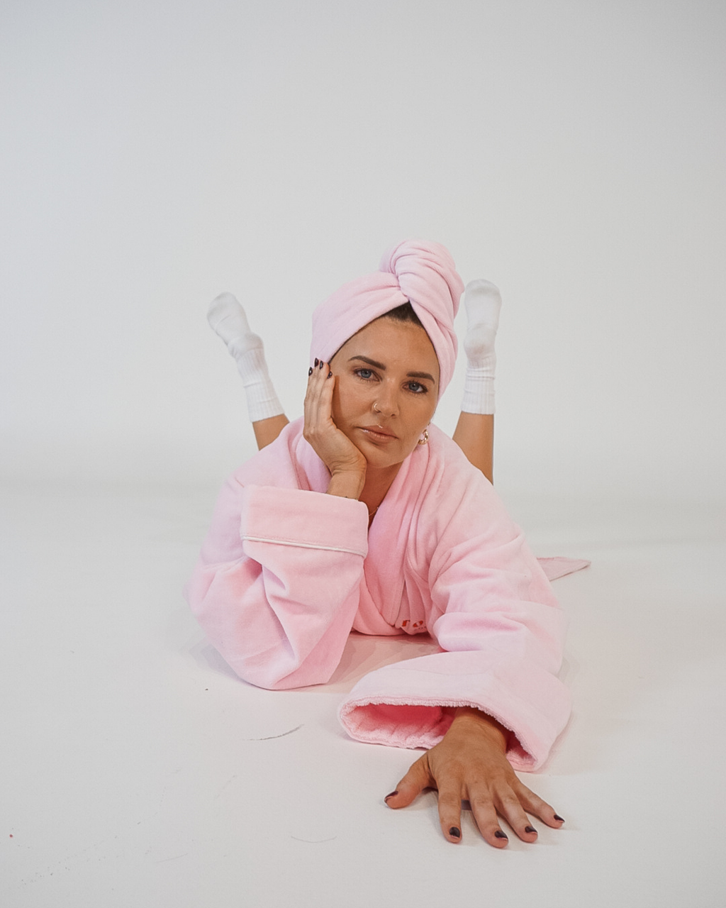 Robe Society Hair Towel - Watermelon Crush