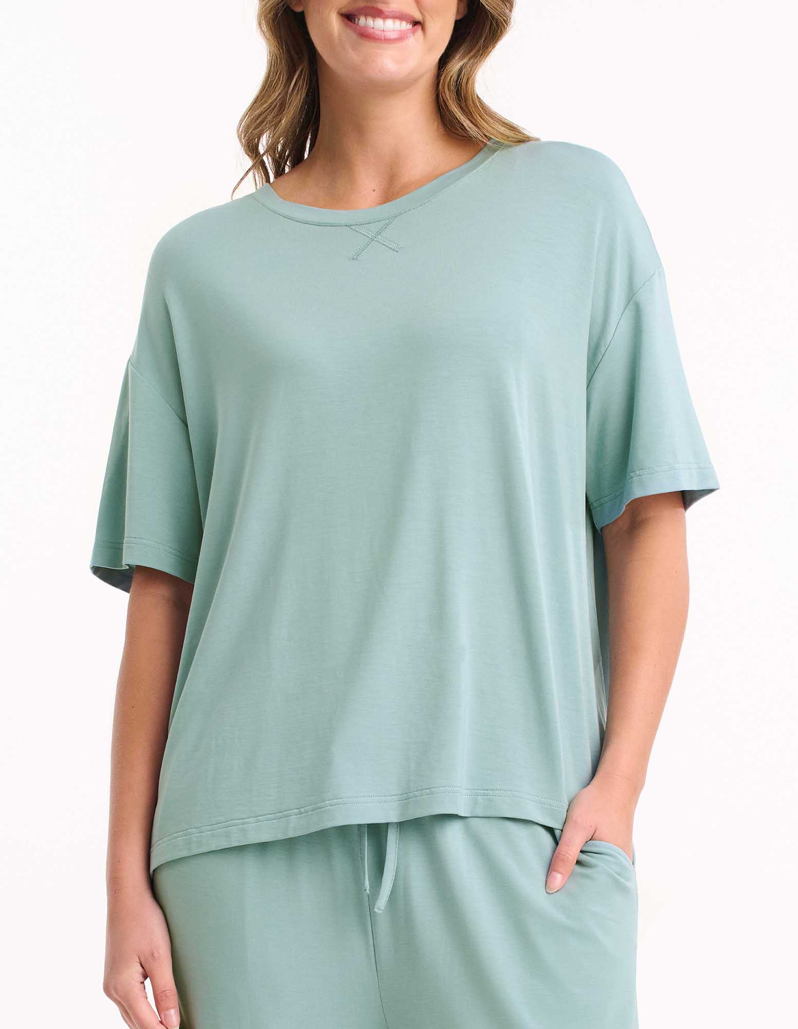 Ambra Relaxed Tee - Moonstone