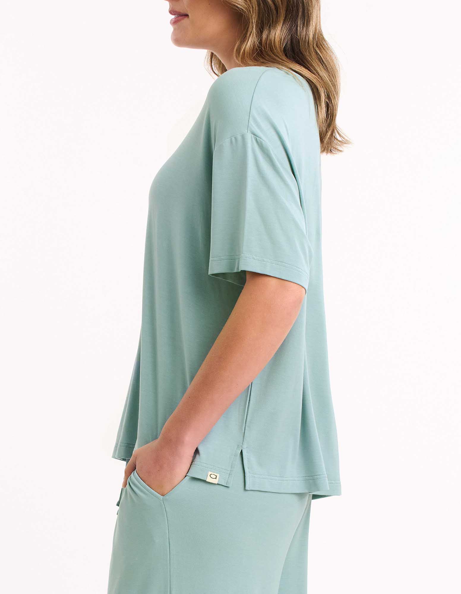 Ambra Relaxed Tee - Moonstone