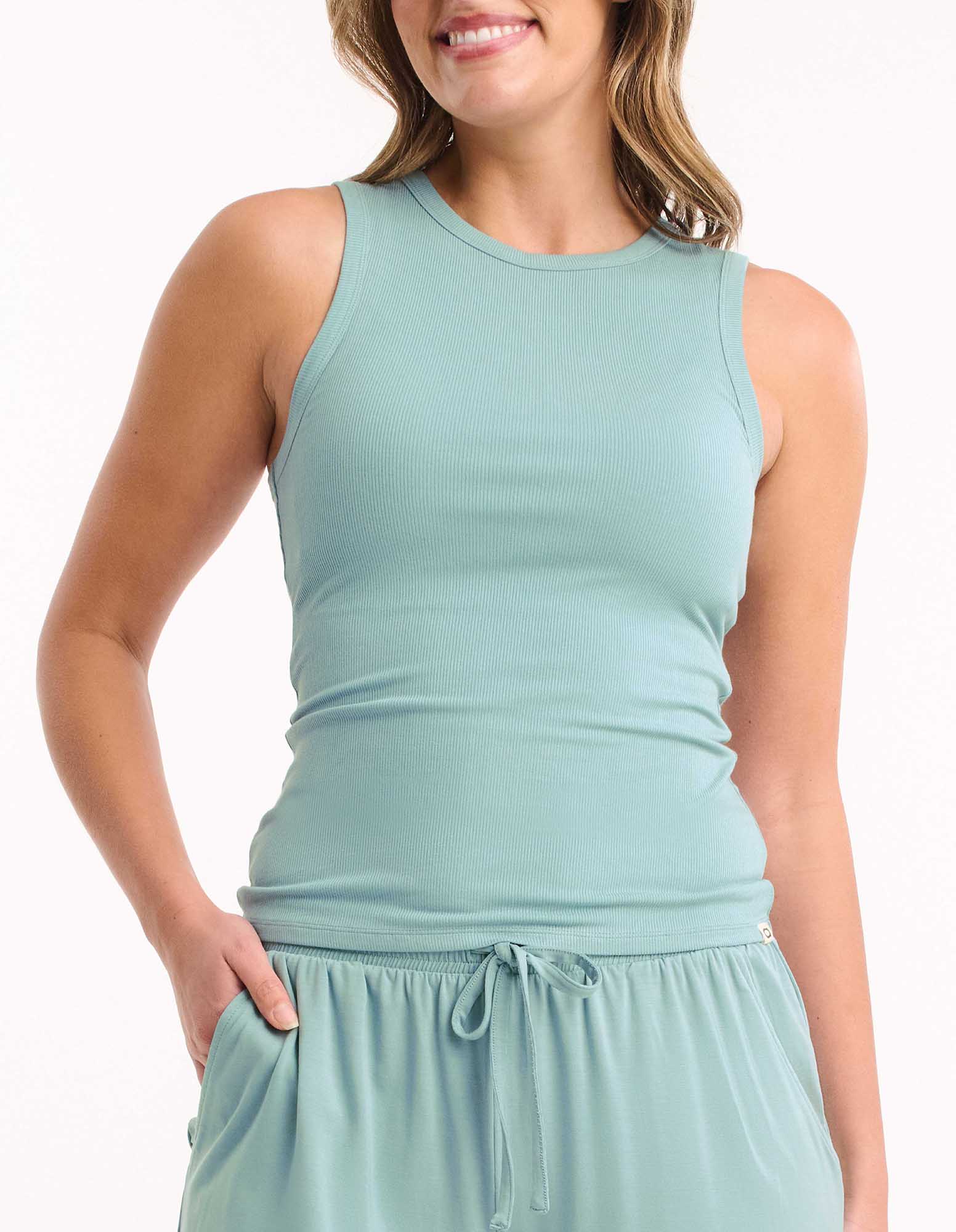 Ambra Relaxed Tank - Moonstone