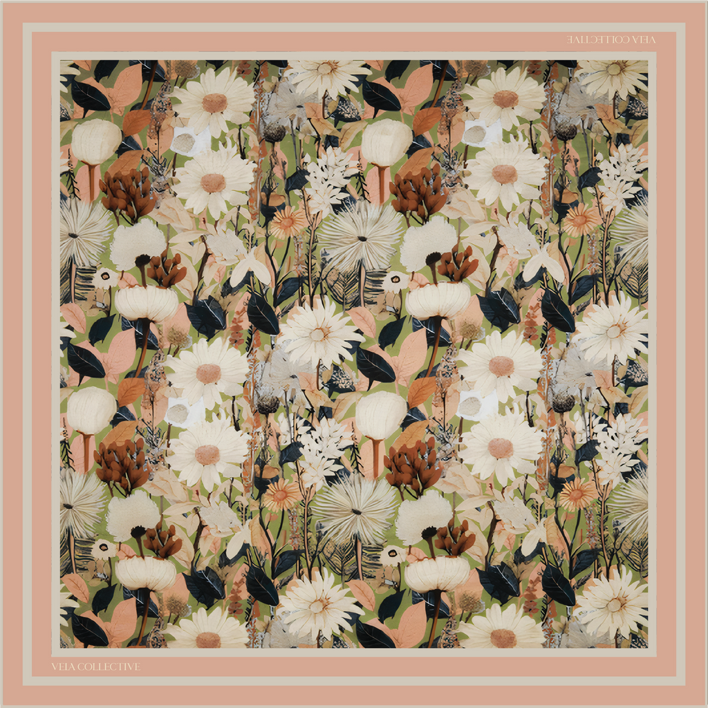 Vela Collective Willow Silk Scarf