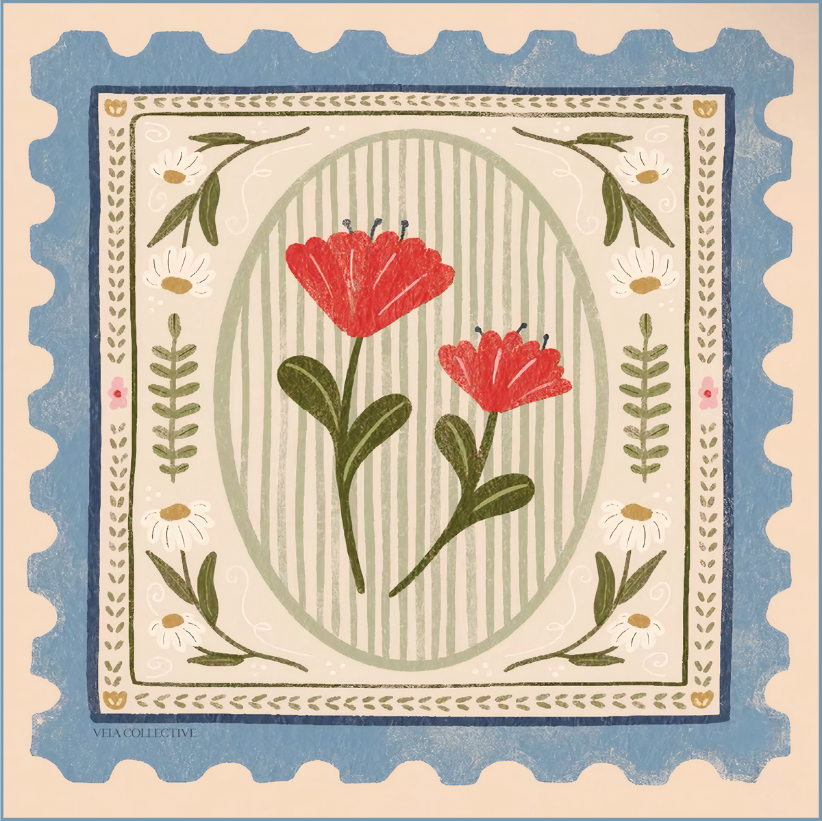 Vela Collective Daisy Silk Scarf