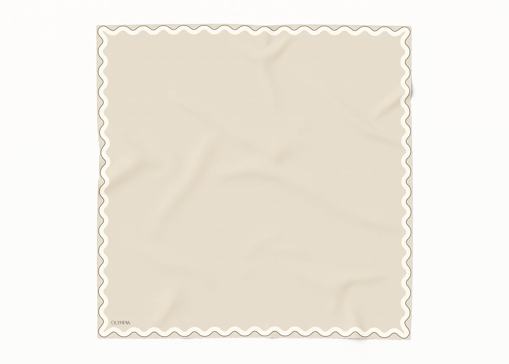 Olympia Sophie Scarf - Linen/Ricecake