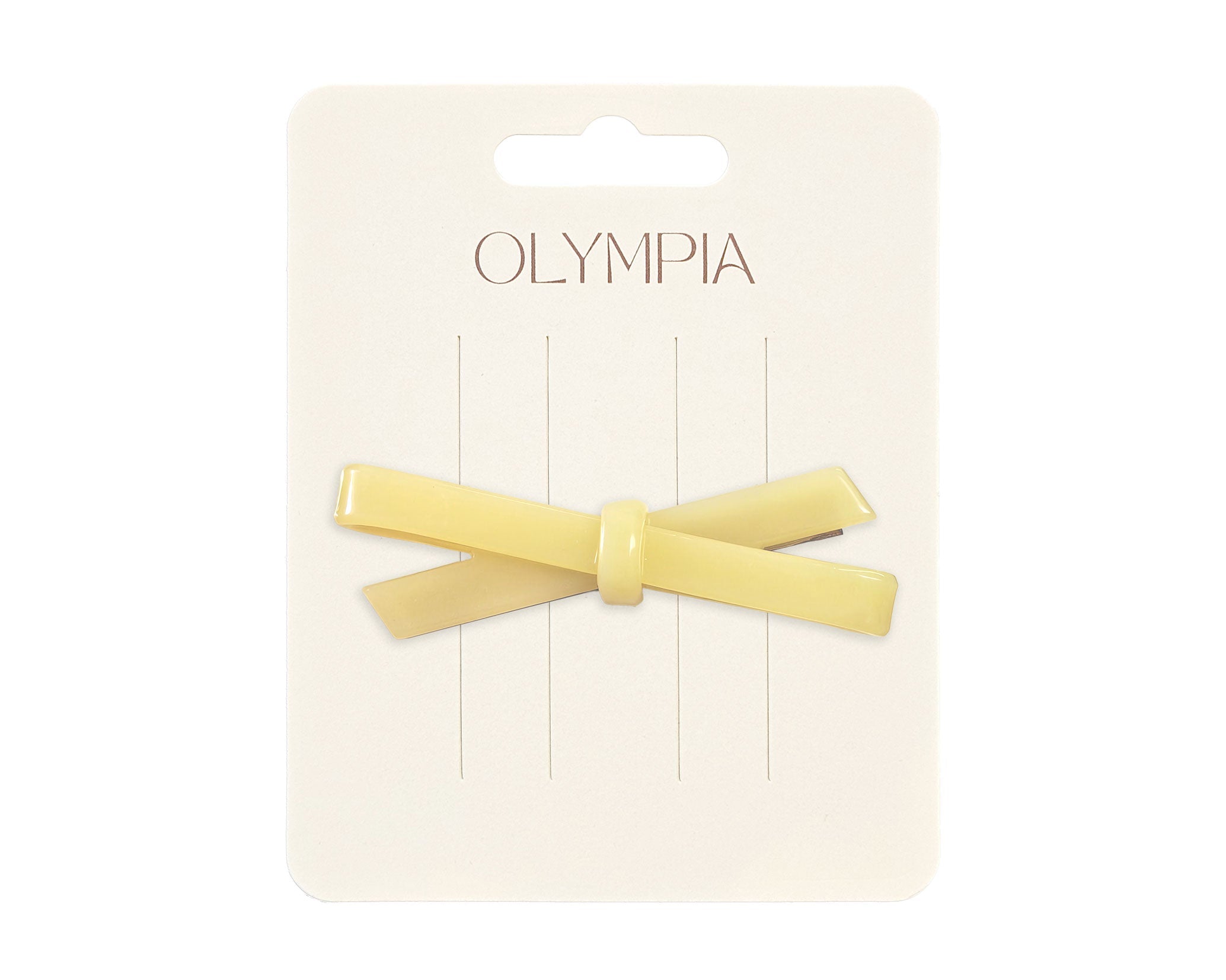 Olympia Bella Hair Clip - Butter