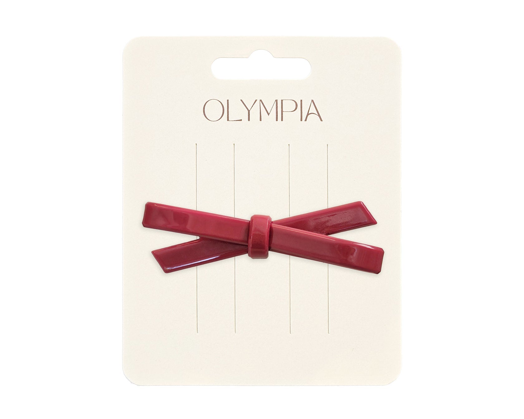 Olympia Bella Hair Clip - Ruby