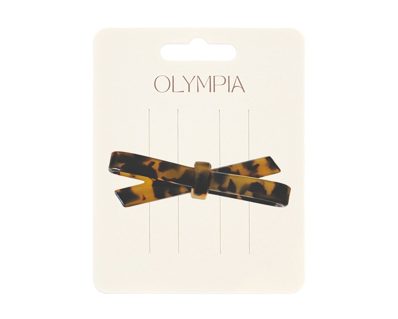 Olympia Bella Hair Clip - Amber/Black Tort