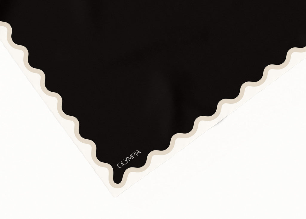 Olympia Etta Midi Scarf - Black Truffle
