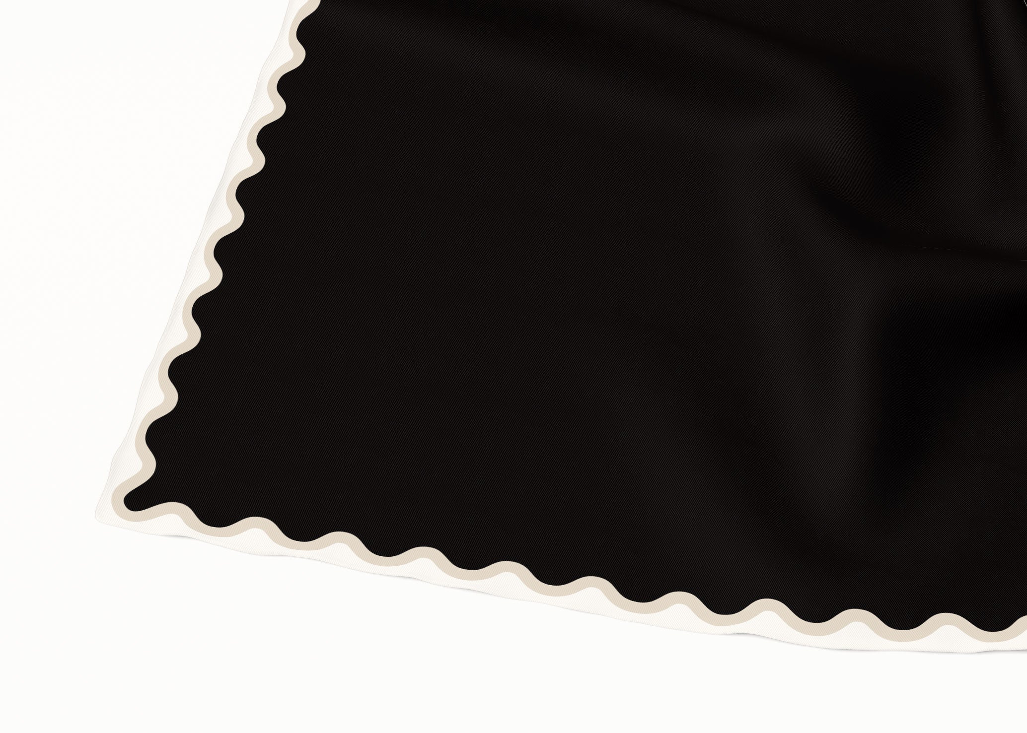 Olympia Etta Midi Scarf - Black Truffle