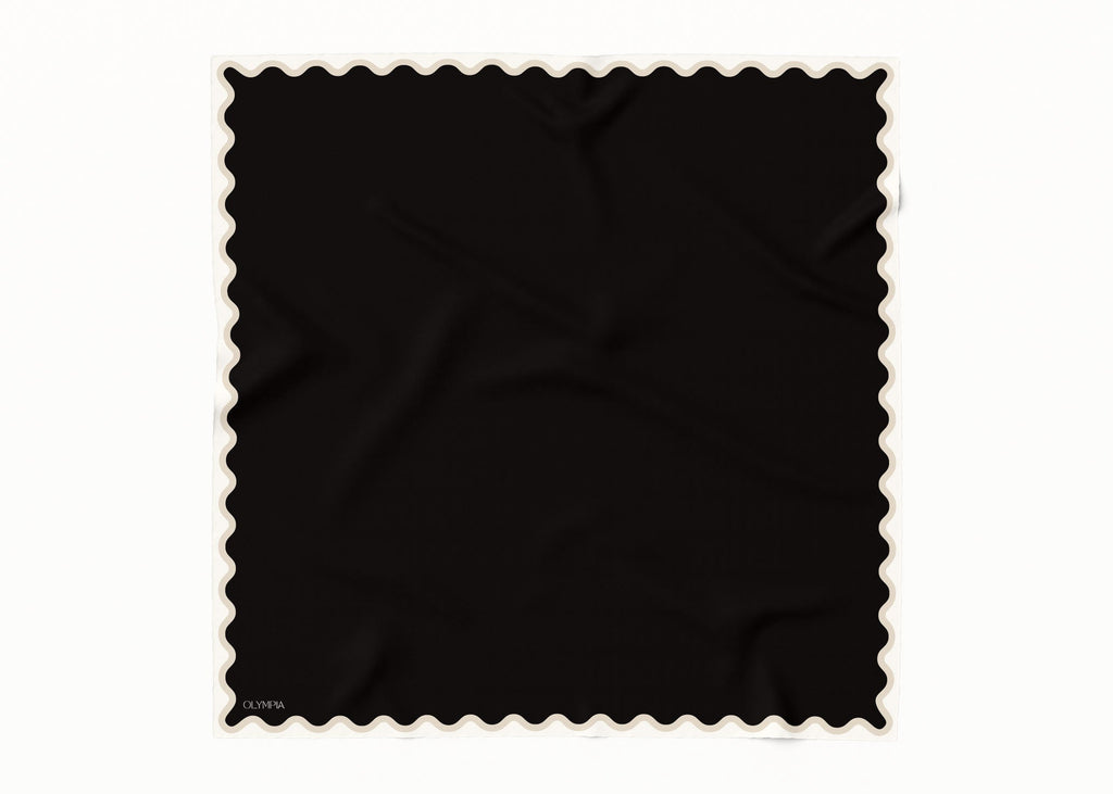 Olympia Etta Midi Scarf - Black Truffle
