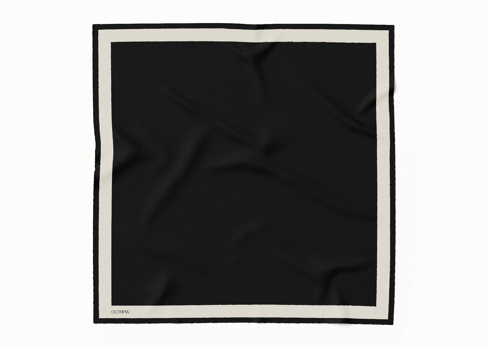 Olympia Pia Scarf - Ebony/Bone