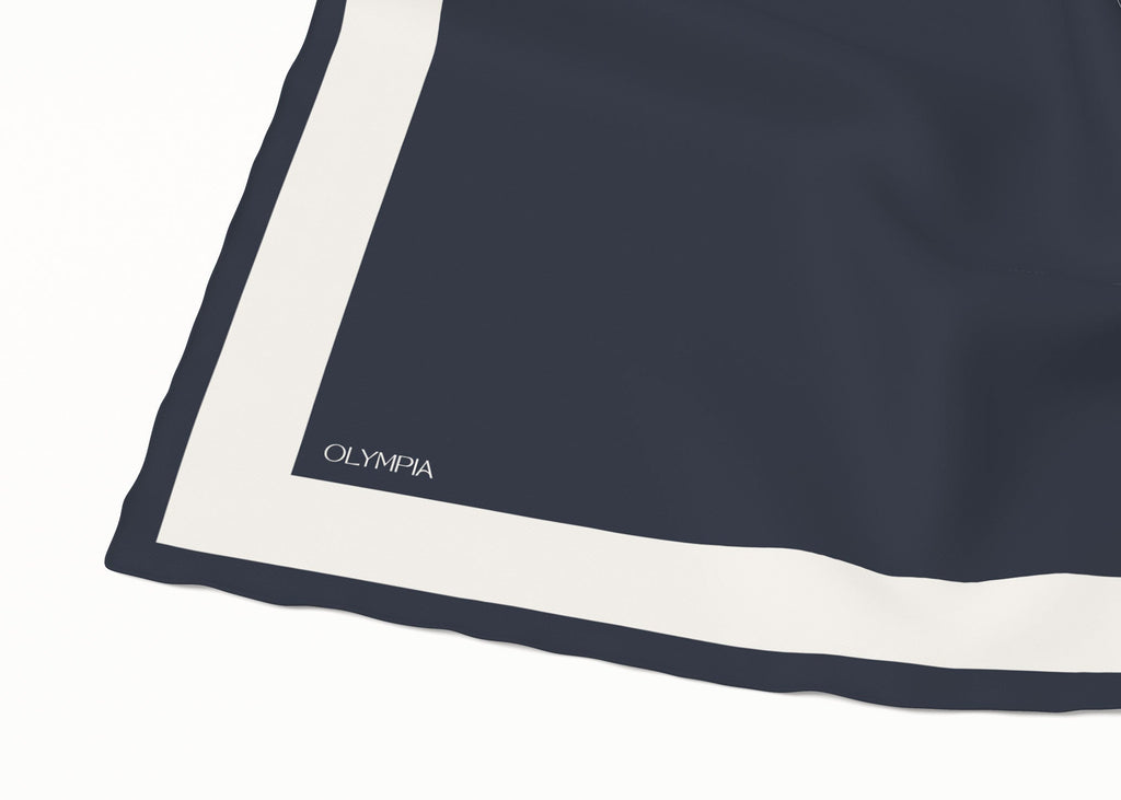 Olympia Imelda Scarf - Galaxy/Coconut Milk White