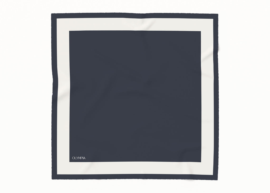 Olympia Imelda Scarf - Galaxy/Coconut Milk White