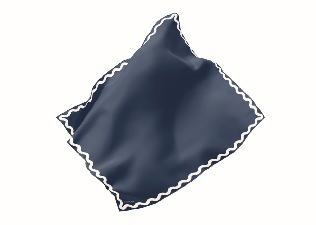Olympia Sophie Midi Scarf - Inkwell/Dove
