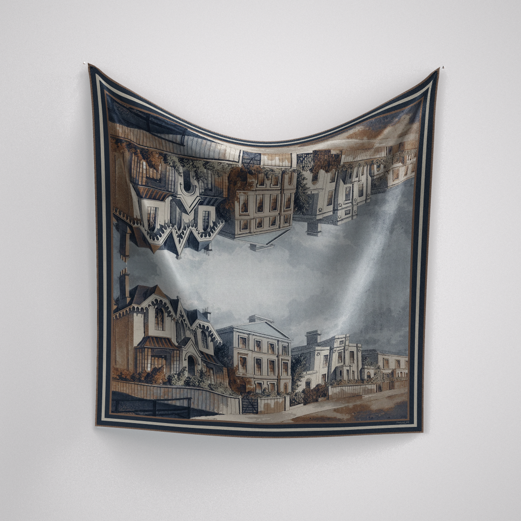 Panache Hushed Horizons Silk Scarf