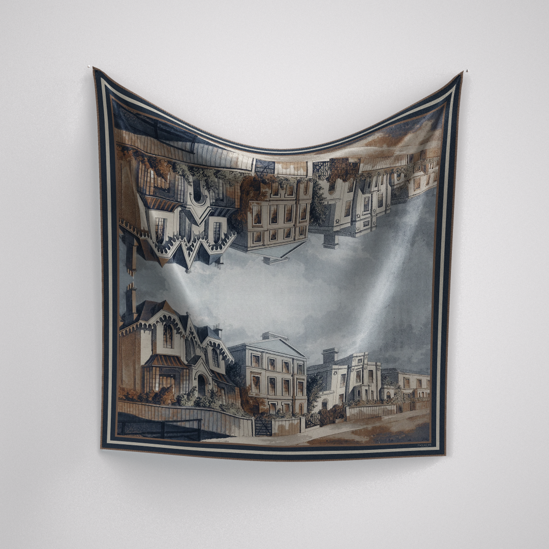Panache Hushed Horizons Silk Scarf