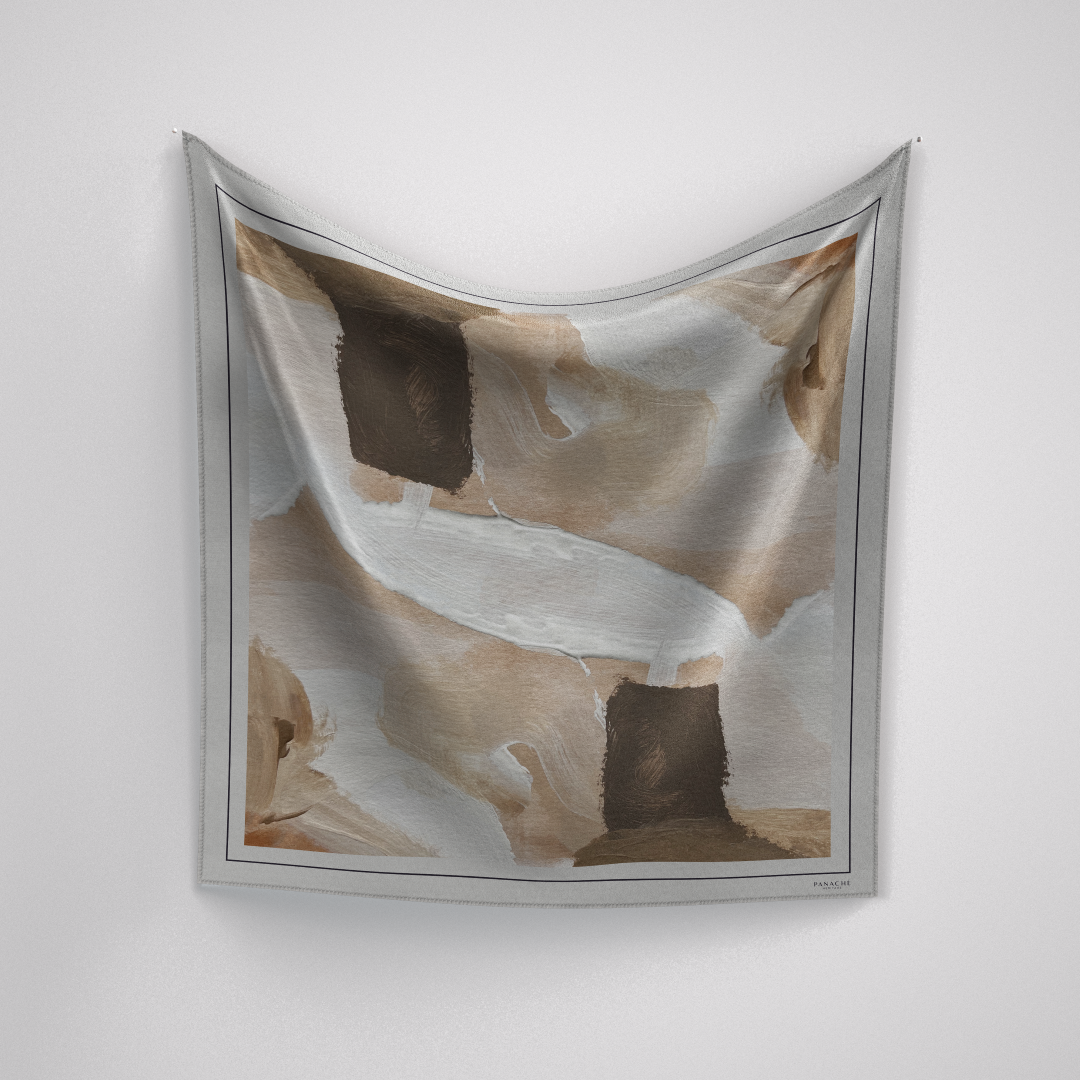 Panache Autumn Pallet Silk Scarf