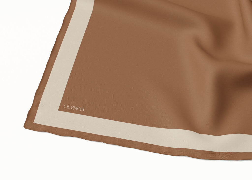 Olympia Imelda Scarf - Tan/Sand