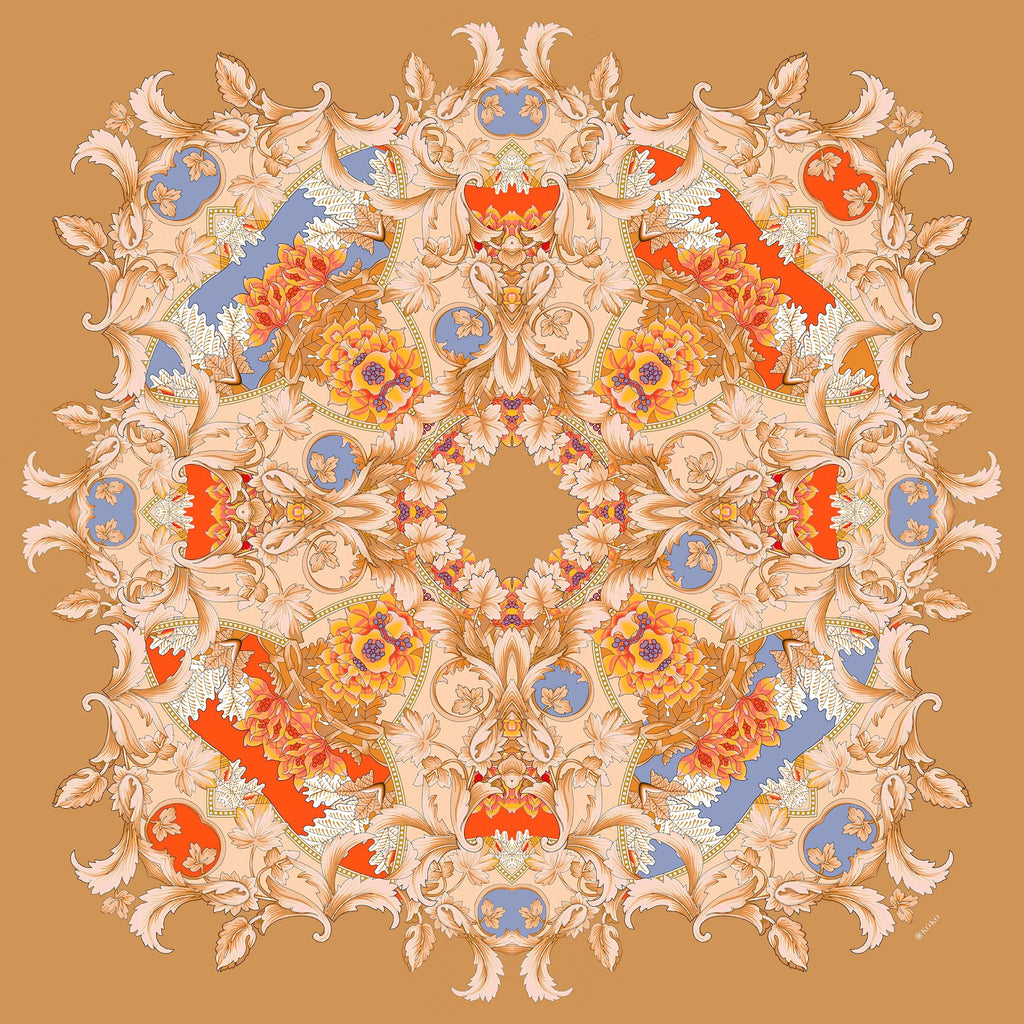 Koko Monde Charmant Jewel Silk Scarf