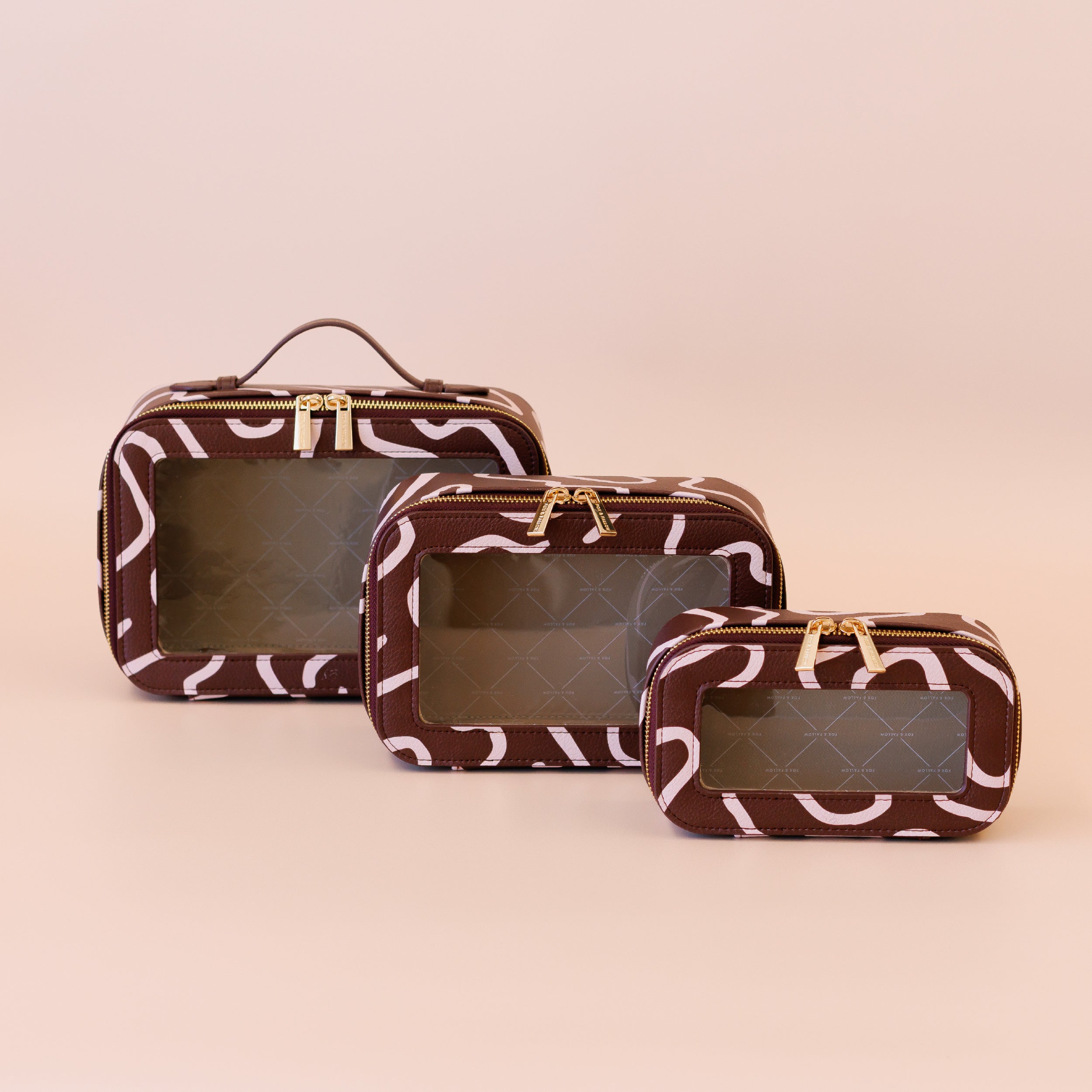Fox & Fallow Como Cosmetic Nested Trio Set