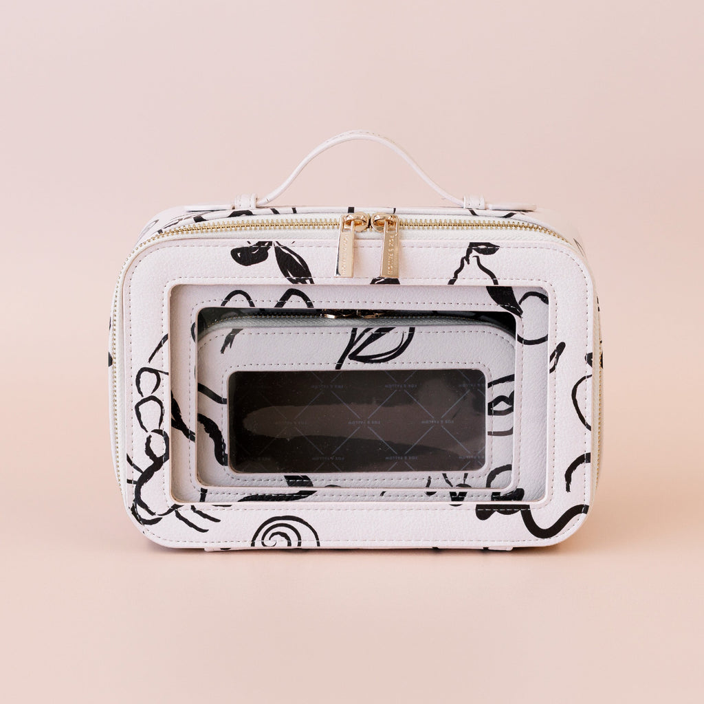 Fox & Fallow Amalfi Cosmetic Nested Trio Set