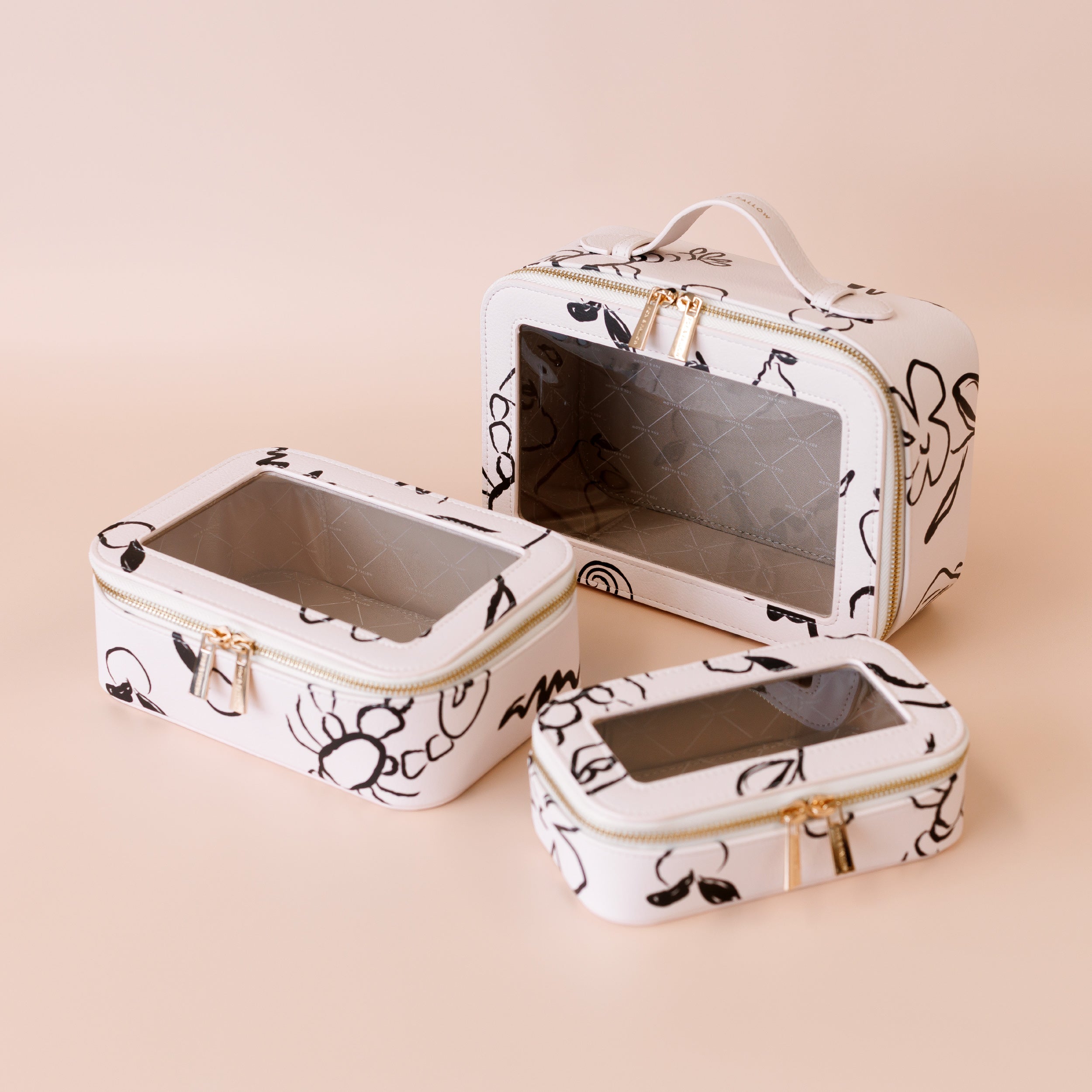 Fox & Fallow Amalfi Cosmetic Nested Trio Set
