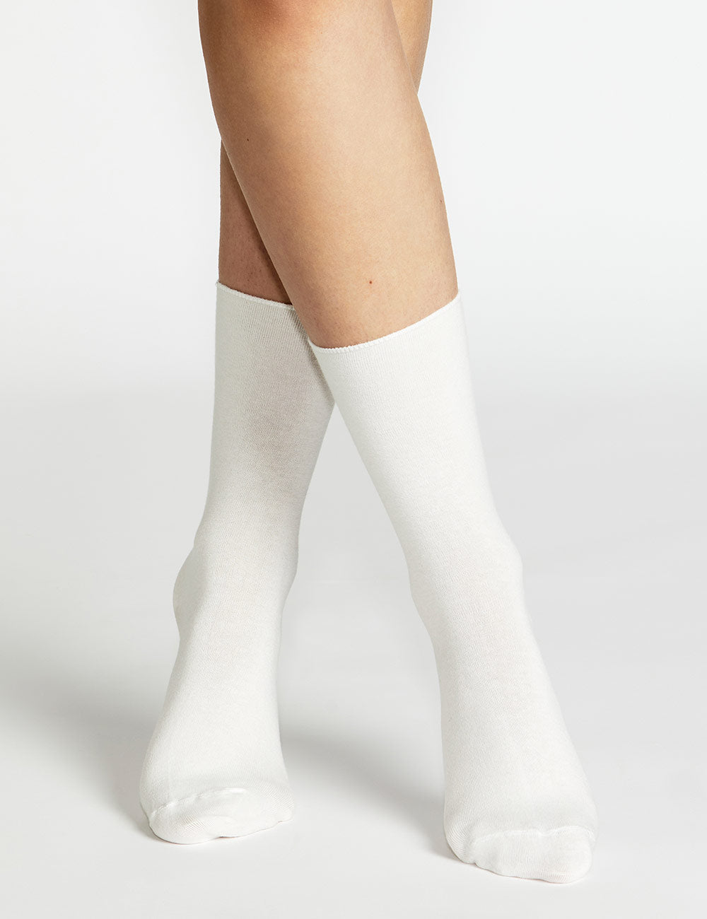 Levante Comfort Top Sock - White