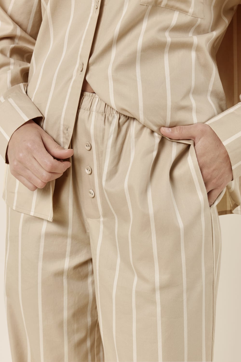 Chloe Cotton Striped PJ Set