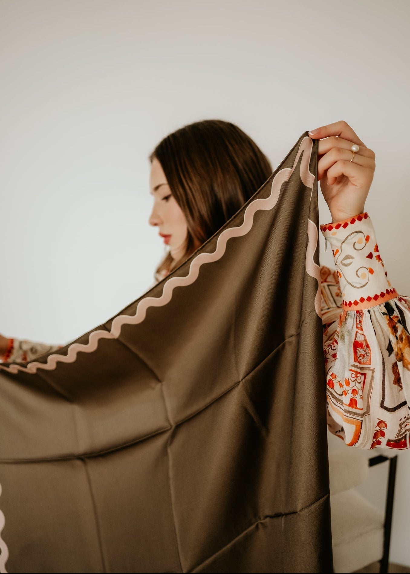 Olympia Sophie Midi Scarf - Caper/Canyon