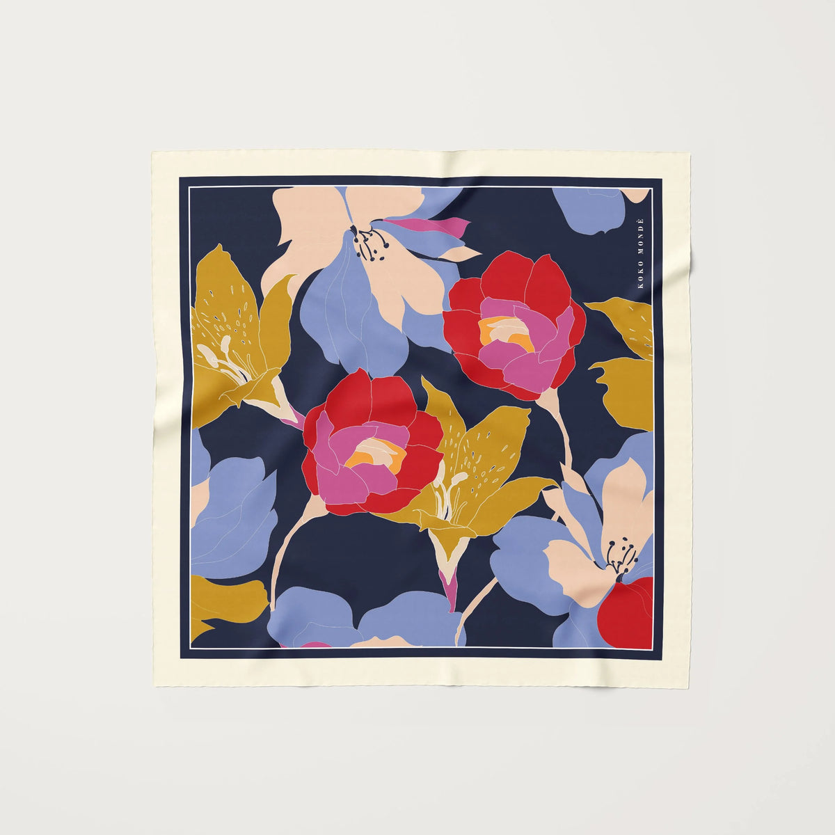 Koko Monde Emanant Watercress Silk Scarf