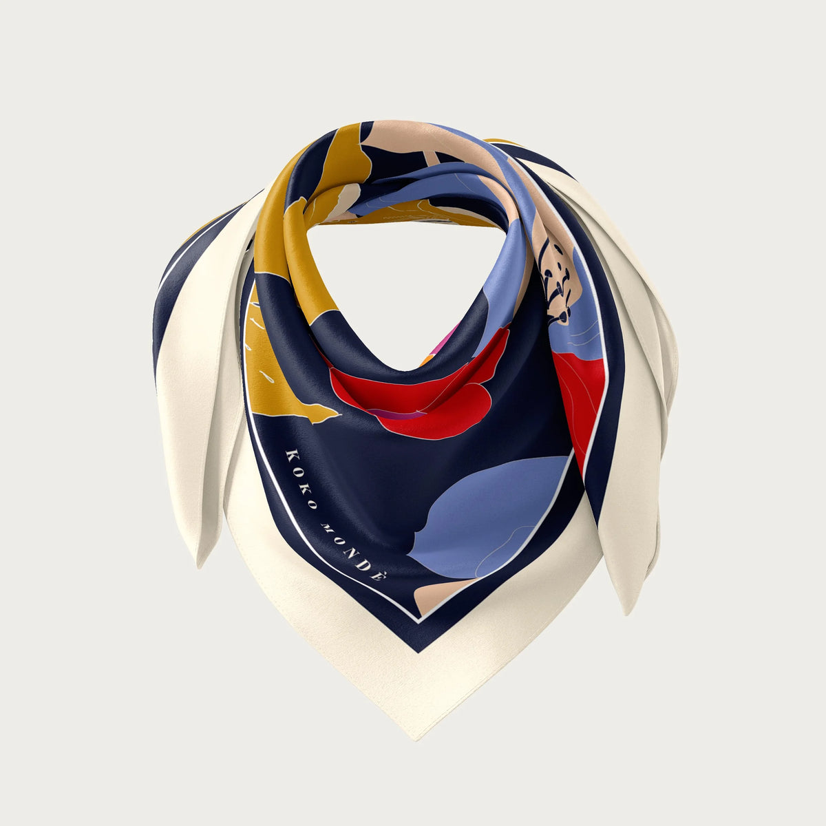 Koko Monde Emanant Watercress Silk Scarf