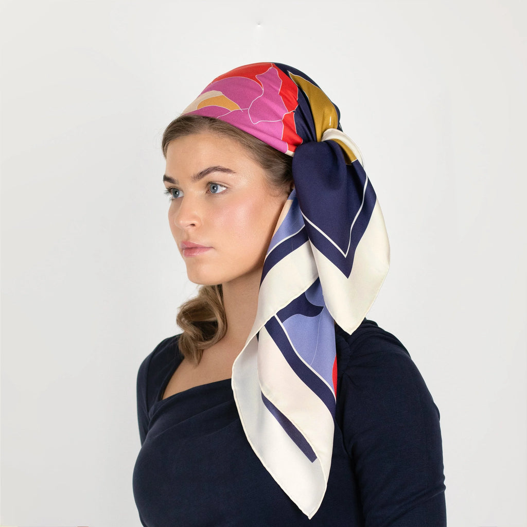 Koko Monde Emanant Watercress Silk Scarf