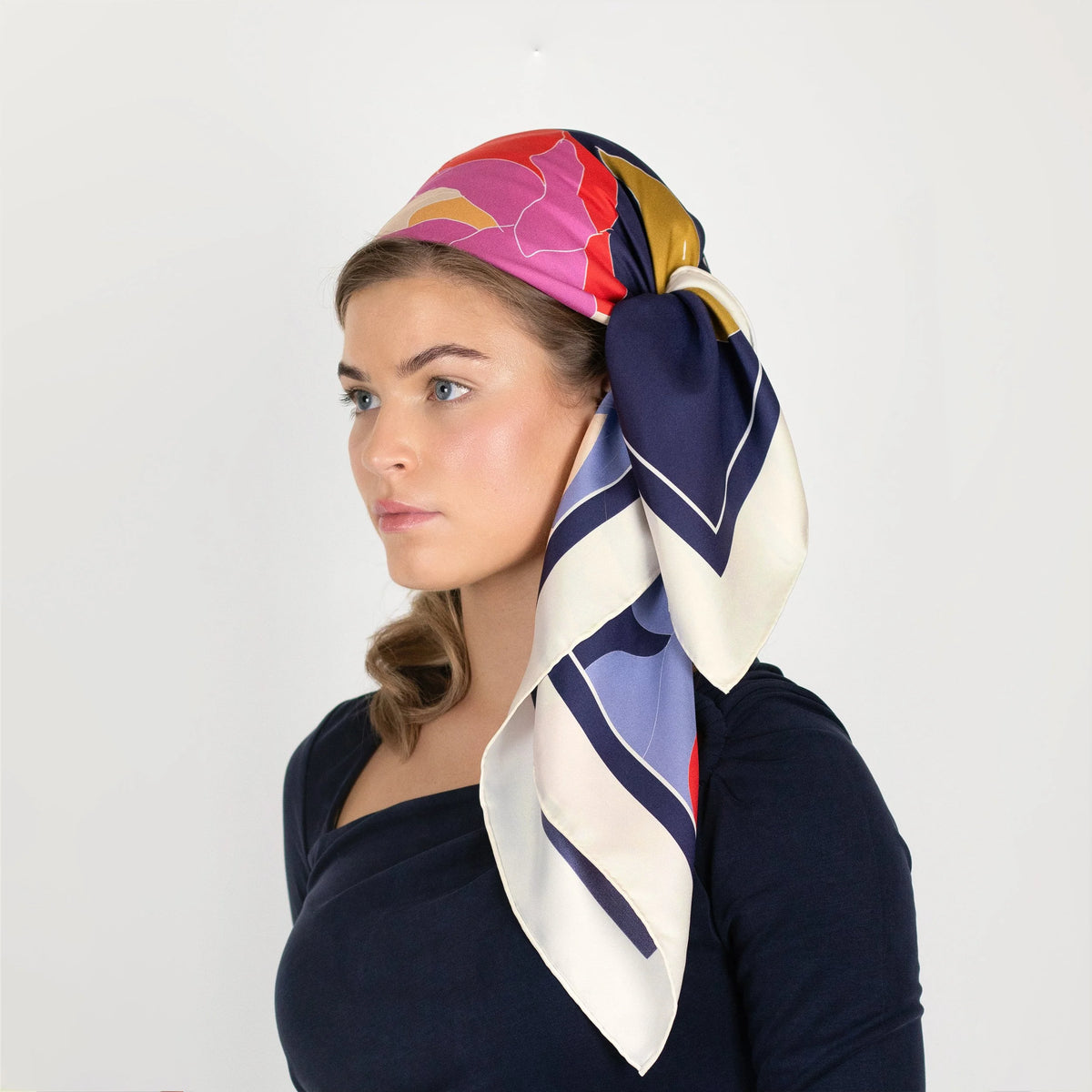 Koko Monde Emanant Watercress Silk Scarf