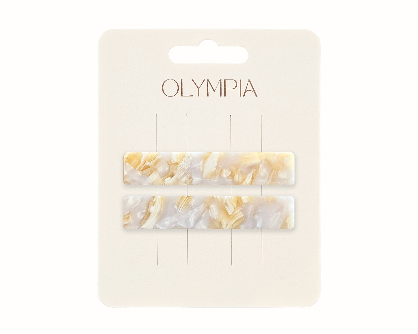 Olympia Emma Hair Clips - Vanilla Crush