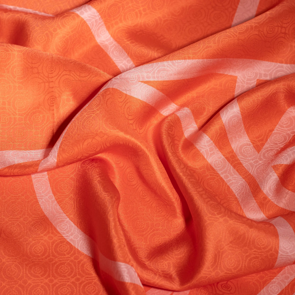 Koko Monde Mardom Tangerine Silk Scarf