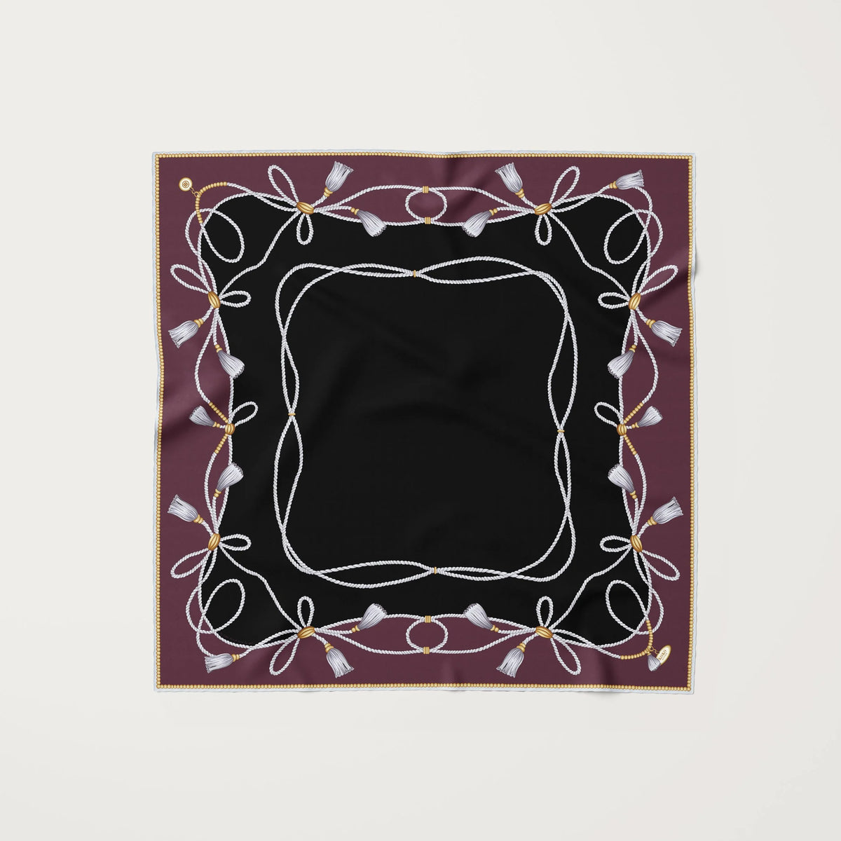 Koko Monde La Côte Fig Silk Scarf