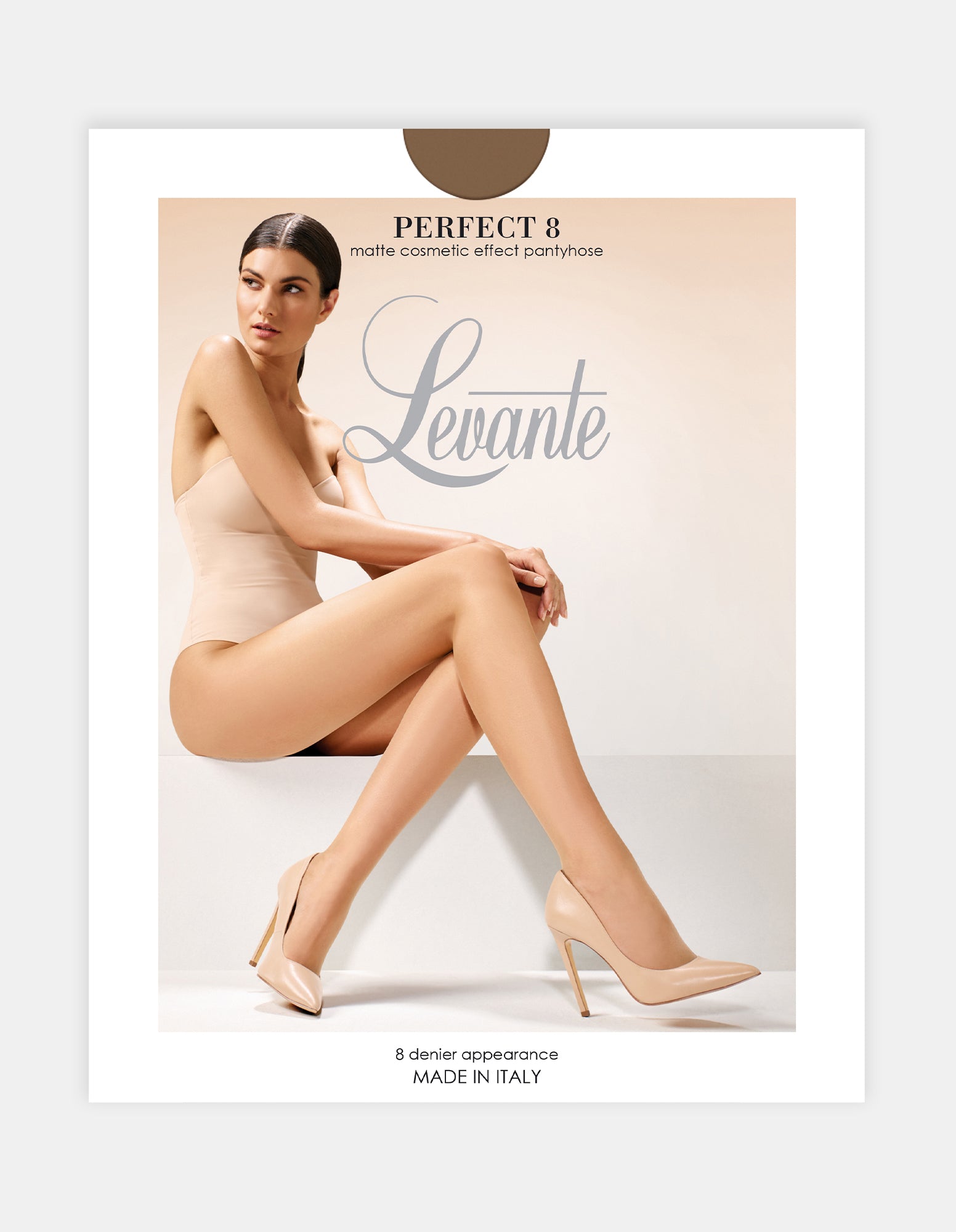 Levante Perfect 8 Matte Cosmetic Effect Pantyhose - Sunbasque
