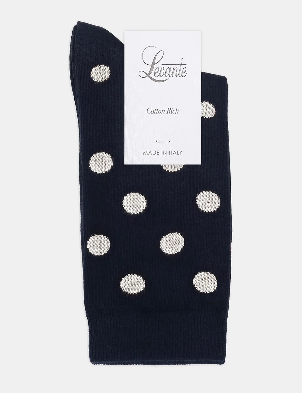 Levante Gigi Spot Crew Sock - Navy