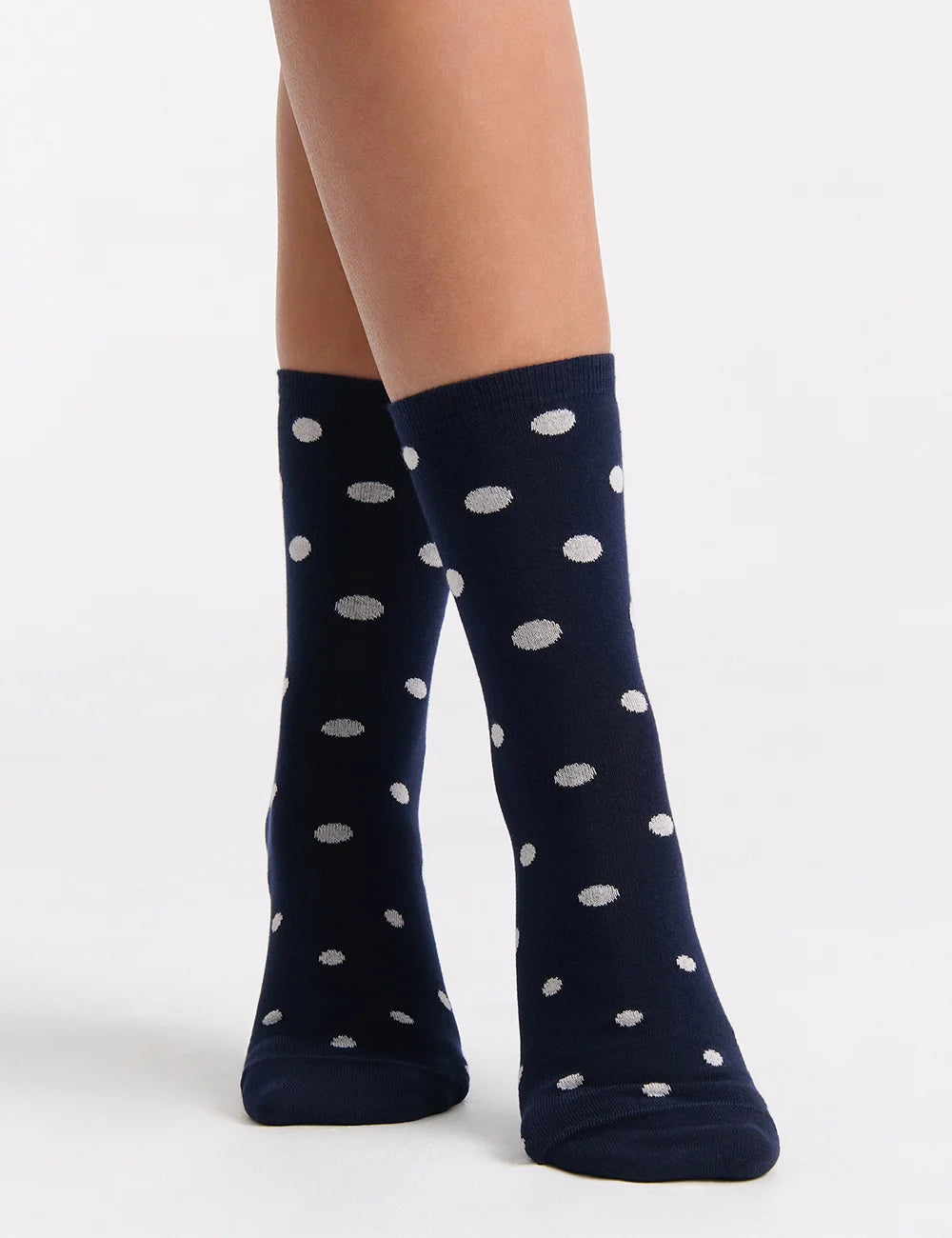 Levante Gigi Spot Crew Sock - Navy