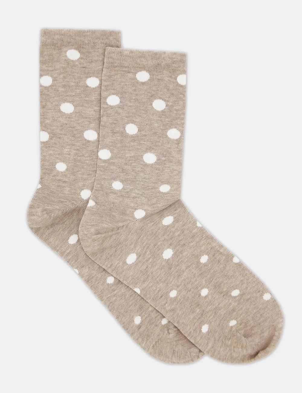 Levante Gigi Spot Crew Sock - Oatmeal