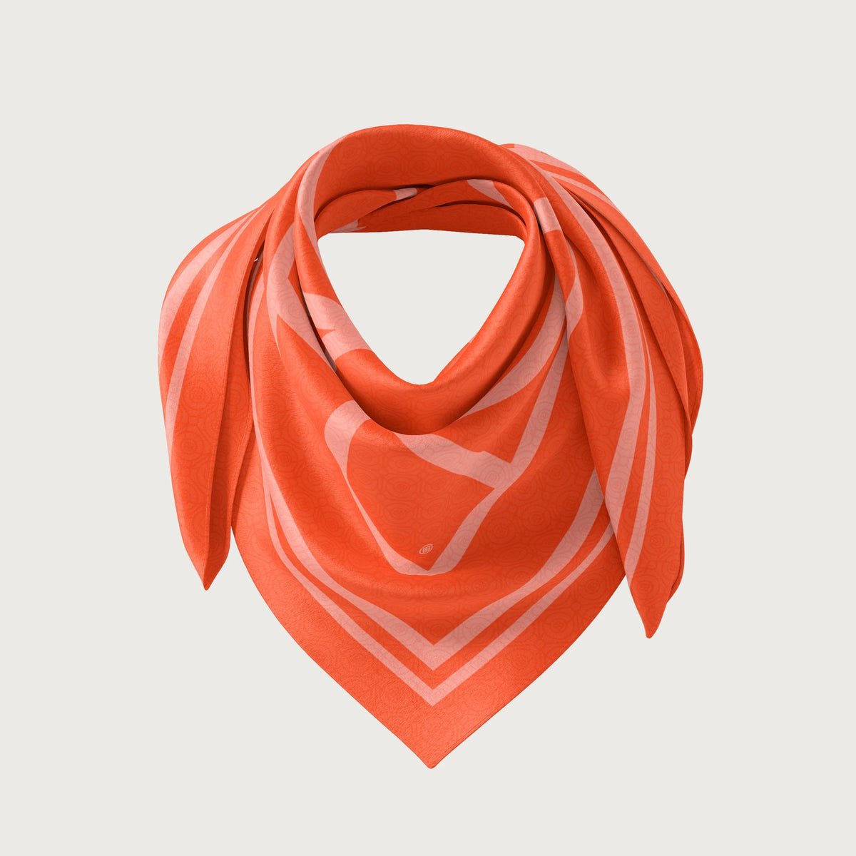 Koko Monde Mardom Tangerine Silk Scarf