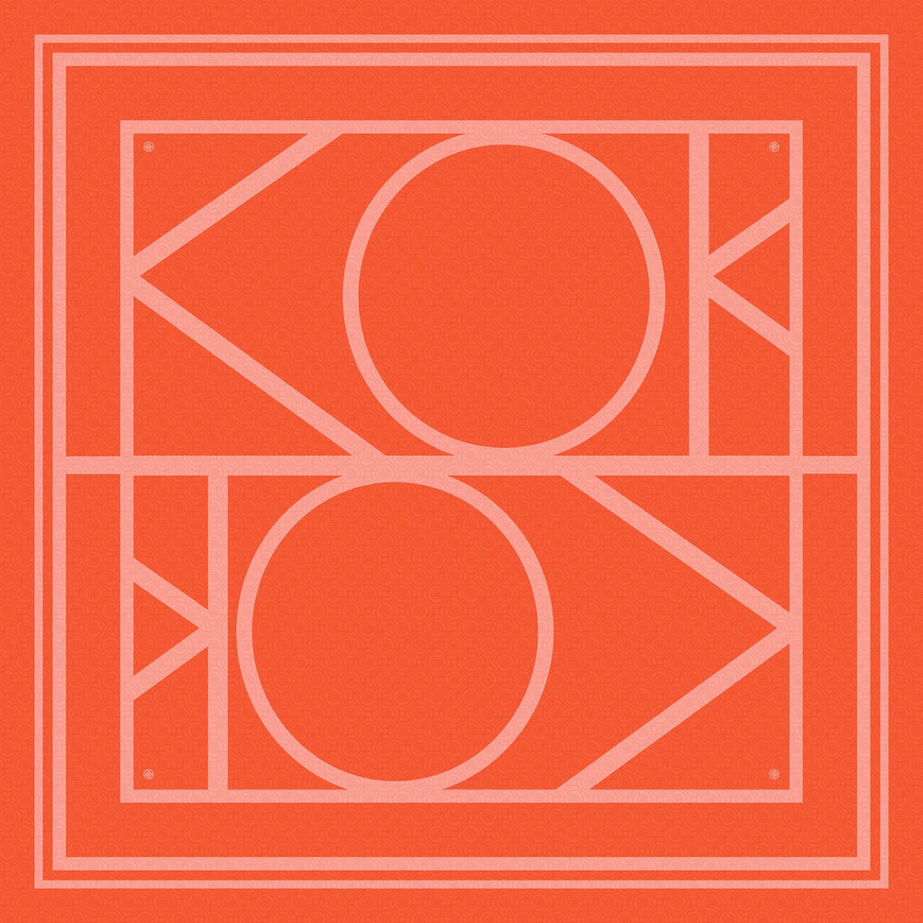 Koko Monde Mardom Tangerine Silk Scarf
