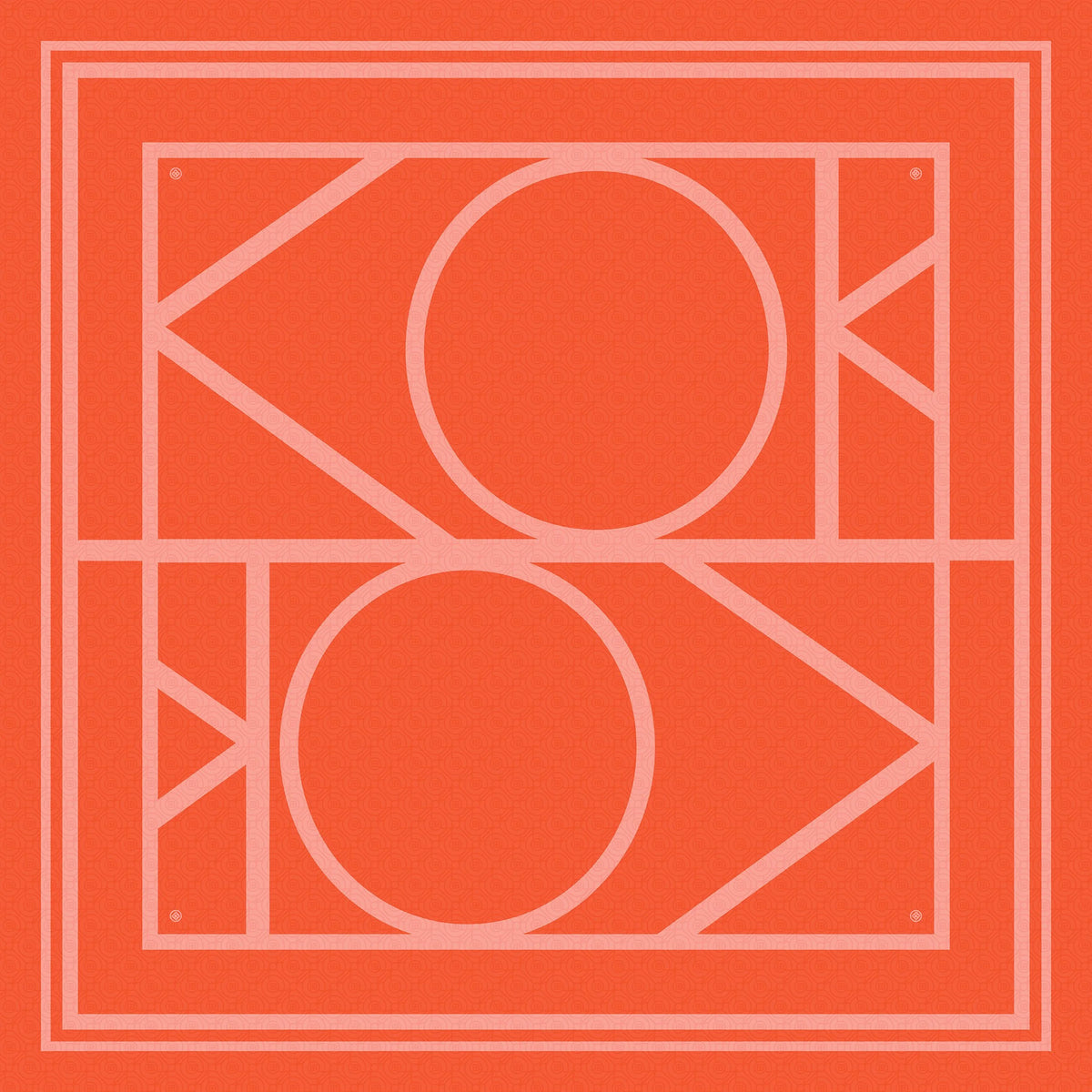 Koko Monde Mardom Tangerine Silk Scarf