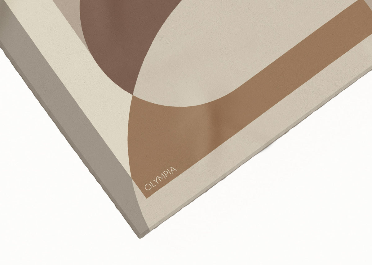 Olympia Melba Brandy Cream Midi Silk Scarf