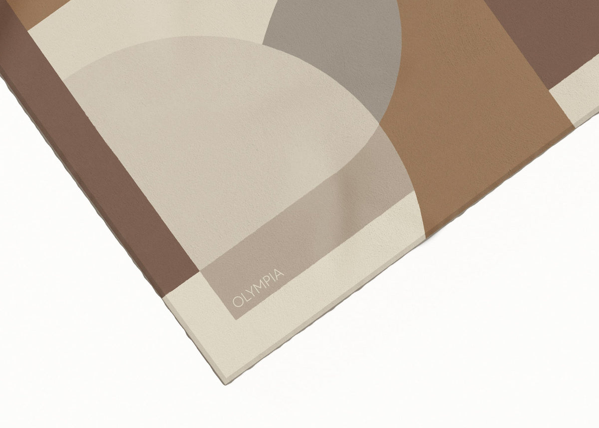 Olympia Melba Brandy Cream Midi Silk Scarf