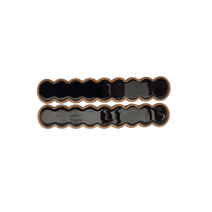 Panache Laura Slide Clips - Black And Tan