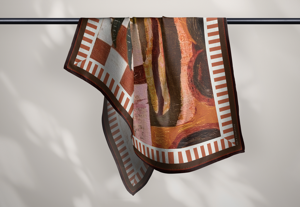 Vela Collective Palm Springs Silk Scarf