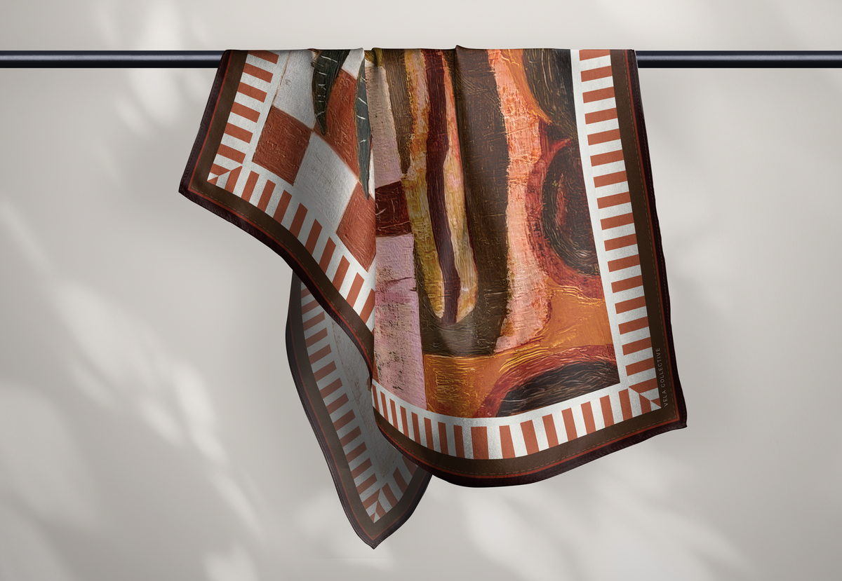 Vela Collective Palm Springs Silk Scarf