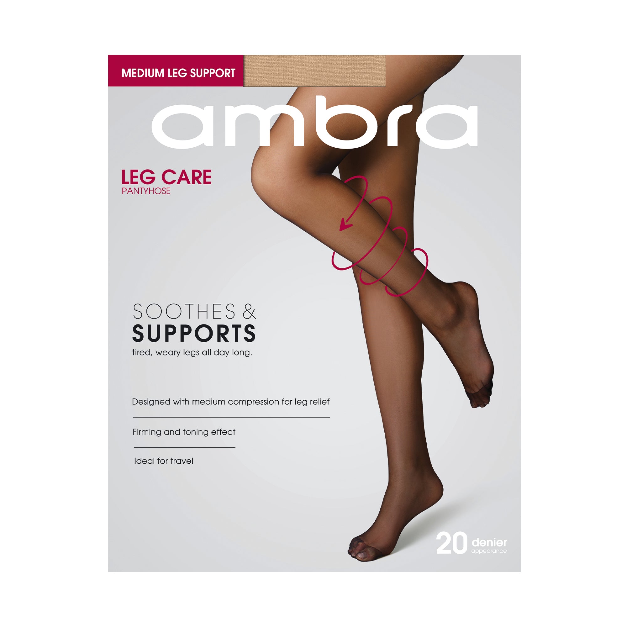 Ambra Leg Care Pantyhose - Natural